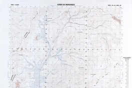 Cerro de Monardes 27°15' - 69°15' [material cartográfico] : Instituto Geográfico Militar de Chile.