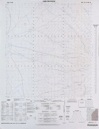 Cerro Tres Puntas 25°00' - 69°15' [material cartográfico] : Instituto Geográfico Militar de Chile.