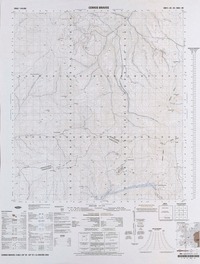 Cerros Bravos 26°30' - 69°15' [material cartográfico] : Instituto Geográfico Militar de Chile.