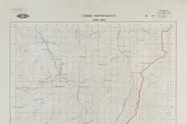 Cerro Mondaquita 2800 - 6915 [material cartográfico] : Instituto Geográfico Militar de Chile.