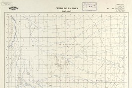 Cerro de la Joya 2145 - 6915 [material cartográfico] : Instituto Geográfico Militar de Chile.