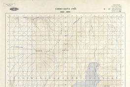 Cerro Doña Ines 2600 - 6900 [material cartográfico] : Instituto Geográfico Militar de Chile.