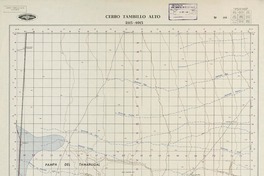 Cerro Tambillo Alto 2115 - 6915 [material cartográfico] : Instituto Geográfico Militar de Chile.