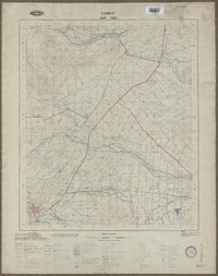 Curicó 3445 - 7100 [material cartográfico] : Instituto Geográfico Militar de Chile.