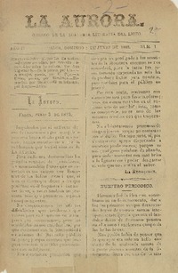 La Aurora Organo de la Academia del Liceo de Talca.