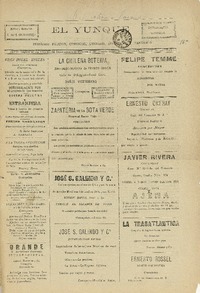 El Yunque órgano de los intereses del Departamento de Mulchen y del Partido Democrático.