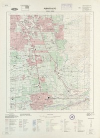 Puente Alto 333000 - 703000 [material cartográfico] : Instituto Geográfico Militar de Chile.