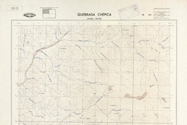 Quebrada Chépica 294500 - 703730 [material cartográfico] : Instituto Geográfico Militar de Chile.