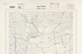 San Pedro 335230 - 712230 [material cartográfico] : Instituto Geográfico Militar de Chile.
