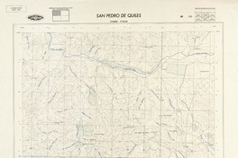 San Pedro de Quiles 310000 - 712230 [material cartográfico] : Instituto Geográfico Militar de Chile.