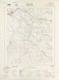 Santa Cruz (343730-711500)  [material cartográfico] Instituto Geográfico Militar de Chile.