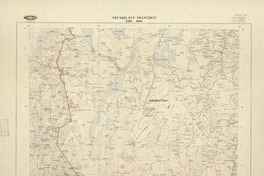 Nevado San Francisco 2500 - 6600 [material cartográfico] : Instituto Geográfico Militar de Chile.
