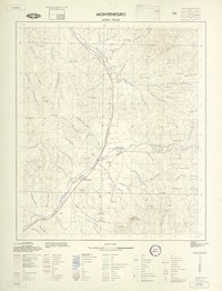 Montenegro 325230 - 704500 [material cartográfico] : Instituto Geográfico Militar de Chile.