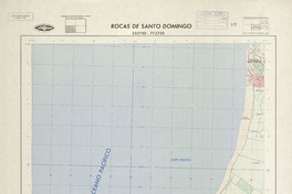 Rocas de Santo Domingo 333730 - 713730 [material cartográfico] : Instituto Geográfico Militar de Chile.