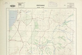 Ventanas 324500 - 712230 [material cartográfico] : Instituto Geográfico Militar de Chile.