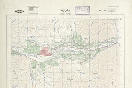 Vicuña 300000 - 703730 [material cartográfico] : Instituto Geográfico Militar de Chile.
