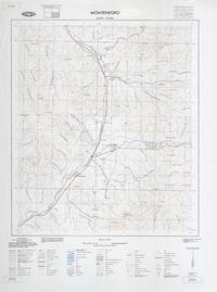 Montenegro 325230 - 704500 [material cartográfico] : Instituto Geográfico Militar de Chile.