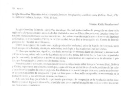 Arica y la triple frontera  [artículo] Marcos Calle Recabarren.