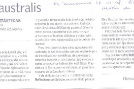 Terra australis  [artículo] Hernán Poblete Varas.