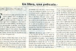 Un libro, una película  [artículo] Florentino Morales C.