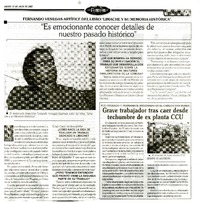 Es emocionante conocer detalles de nuestro pasado histórico (entrevista)  [artículo].