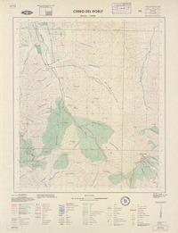 Cerro del Roble 325230 - 710000 [material cartográfico] : Instituto Geográfico Militar de Chile.