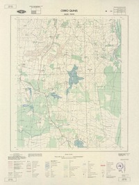 Cerro Quinel 365230 - 722230 [material cartográfico] : Instituto Geográfico Militar de Chile.
