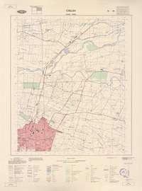 Chillán 363000 - 720000 [material cartográfico] : Instituto Geográfico Militar de Chile.