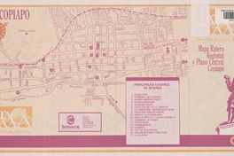 Mapa rutero Regional y plano central Copiapó   Servicio Nacional de Turismo.