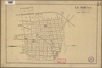 La Serena con la numeración oficial de manzanas [material cartográfico] : de la Asociación de Aseguradores de Chile