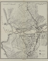 Batalla de Concón 21 agosto 1891. [material cartográfico] :