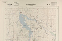 Embalse Cogotí 310000 - 710000 [material cartográfico] : Instituto Geográfico Militar de Chile.