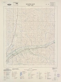 Estación Aucó 313000 - 710000 [material cartográfico] : Instituto Geográfico Militar de Chile.