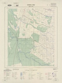 General Cruz 365230 - 721500 [material cartográfico] : Instituto Geográfico Militar de Chile.