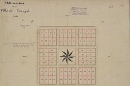 Delineación de la Villa de Tucapel  [Material cartográfico] Alberto Weisse