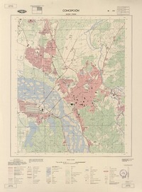 Concepción 364500 - 730000 [material cartográfico] : Instituto Geográfico Militar de Chile.