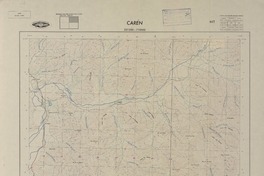 Carén 331500 - 710000 [material cartográfico] : Instituto Geográfico Militar de Chile.