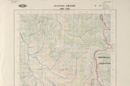 Llanada Grande 4145 - 7145 [material cartográfico] : Instituto Geográfico Militar de Chile.