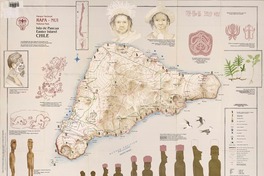 Parque Nacional Rapa-Nui = National Park Isla de Pascua, Easter Island, Chile  [material cartográfico] cartografía Horacio Baldrich ; proyecto Angel Cabeza, Carlos Weber, Marcos Rauch ; diseño M. Isabel Campodónico.