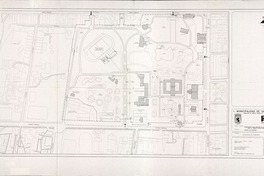 Formulación plan maestro de desarrollo para el Parque Quinta Normal comuna Santiago [material cartográfico] : I. Municipalidad de Santiago. Dirección de Ornato Parques y Jardines