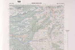 Colonia Santa Lucía (37°00' - 71°30') [material cartográfico] : Instituto Geográfico Militar de Chile.