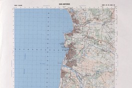 San Antonio (33° 30' - 71° 30')  [material cartográfico] Instituto Geográfico Militar de Chile.