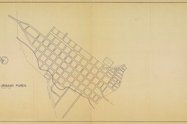 Plano urbano Purén  [material cartográfico]