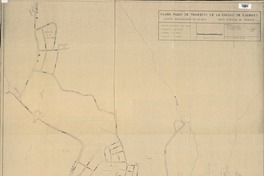 Plano flujo de tránsito de la ciudad de Calbuco  [material cartográfico] Ilustre Municipalidad de Calbuco, Depto. Dirección de Tránsito.
