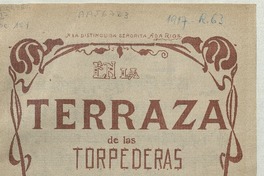 En la terraza de Las Torpederas fox-trot para piano [música] : por Armando Carrera.