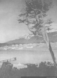 Puerto Williams en la isla Navarino, el poblado más austral de Chile, 1961.