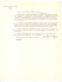 [Carta], 1934 nov. 30 Madrid, España <a> Pedro Aguirre Cerda, Chile