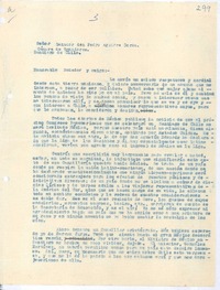[Carta], 1922 oct. 3 México <a> Pedro Aguirre Cerda, Chile