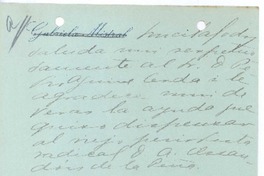 [Carta], 1921 jun. 7 [Santiago, Chile?] <a> Pedro Aguirre Cerda, Chile