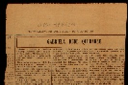 Gabriela debe quedarse